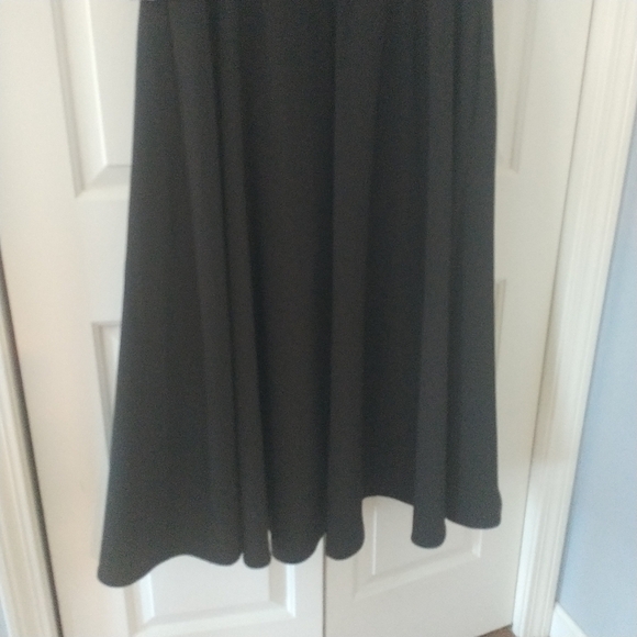 Jason Wu X Eloquii Black Crepe  Embellished Fit & Flare Dress 18 - Picture 7 of 13